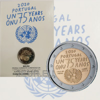 Portugal 2 euros BU 2020 - 75 Años Naciones Unidas