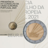 Portugal 2 euros BU 2021 - Presidencia del Consejo de la Unión Europea