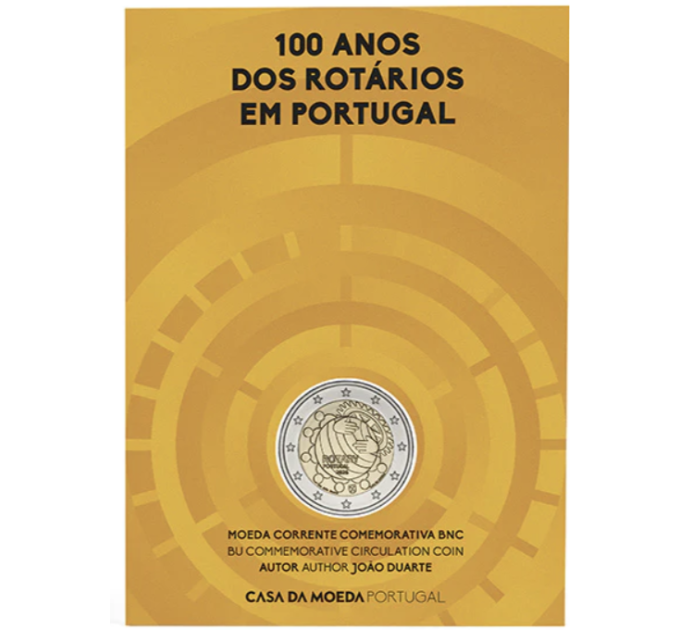 Portugal 2 euro BU 2026 - 100th Anniversary of the Rotary Foundation in Portugal for 16.00 € ✅