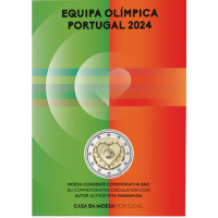 Portugal 2 euros BU 2024 - Juegos Olímpicos de verano en París - Equipo Olímpico Portugués