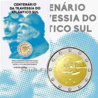 Portugal 2 euros BU 2022 - 100 aniversario de la primera travesía aérea del Atlántico Sur