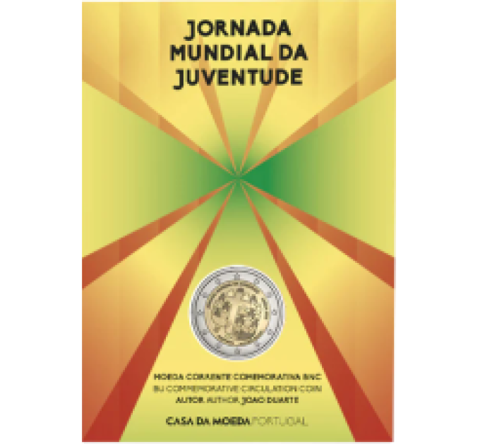 Portugal 2 euro BU 2023 - World Youth Day for 16.50 € ✅