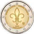 Portugal 2 euros UNC rollo 2025 - Escultismo mundial por 65.00 € ✅