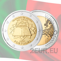 Portugal 2 euros UNC 2007 - Tratado de Roma de los 50 años