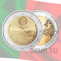 Portugal 2 euro UNC 2008 - 60 Years Human Rights Portugal 2 euro UNC 2008 - 60 Years Human Rights