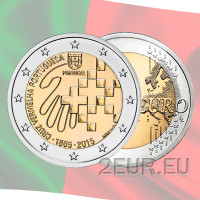 Portugal 2 euro UNC 2015 - 150th Anniversary of the Portuguese Red Cross Portugal 2 euro UNC 2015 - 150th Anniversary of the Portuguese Red Cross