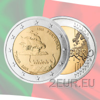 Portugal 2 euros UNC 2015 - 500 años del primer contacto con Timor