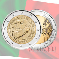 Portugal 2 euros UNC 2019 - 500 Aniversario de la Primera Circunnavegación de la Tierra de Magallanes