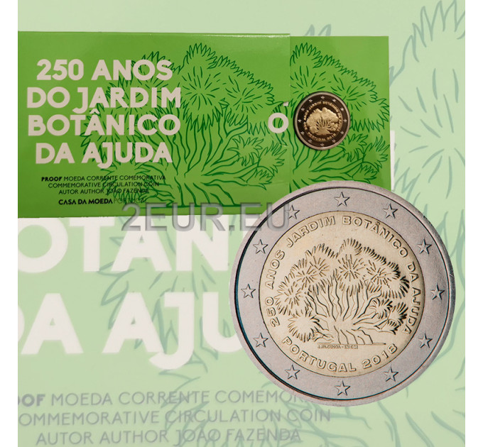 Portugal 2 euro proof 2018 - 250 Years Since the Foundation of Ajuda Botanical Garden for 34.50 € ✅