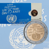 Portugal 2 euros proof 2020 - 75 Años Naciones Unidas