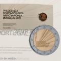 Portugal 2 euros proof 2021 - Presidencia del Consejo de la Unión Europea por 50.50 € ✅