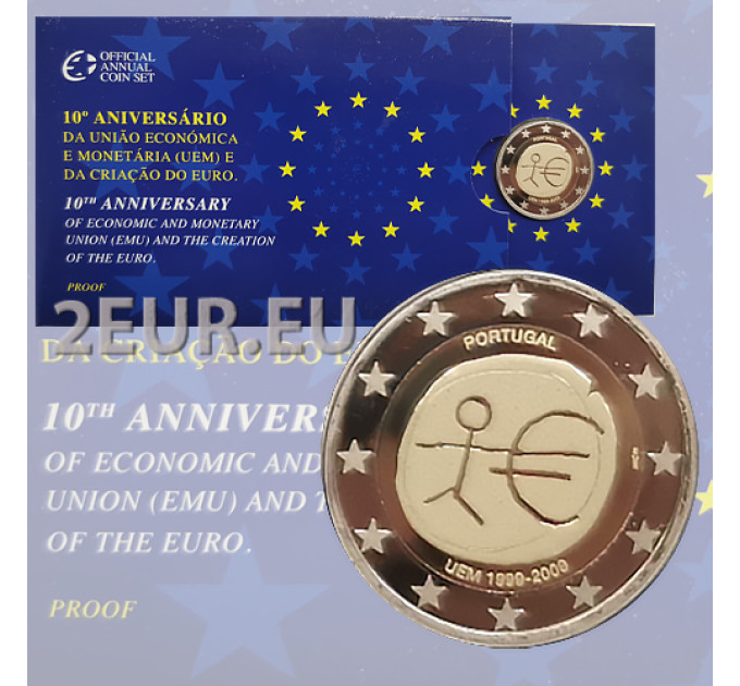 Portugal 2 euro proof 2009 - 10 Years Euro - EMU for 85.00 € ✅