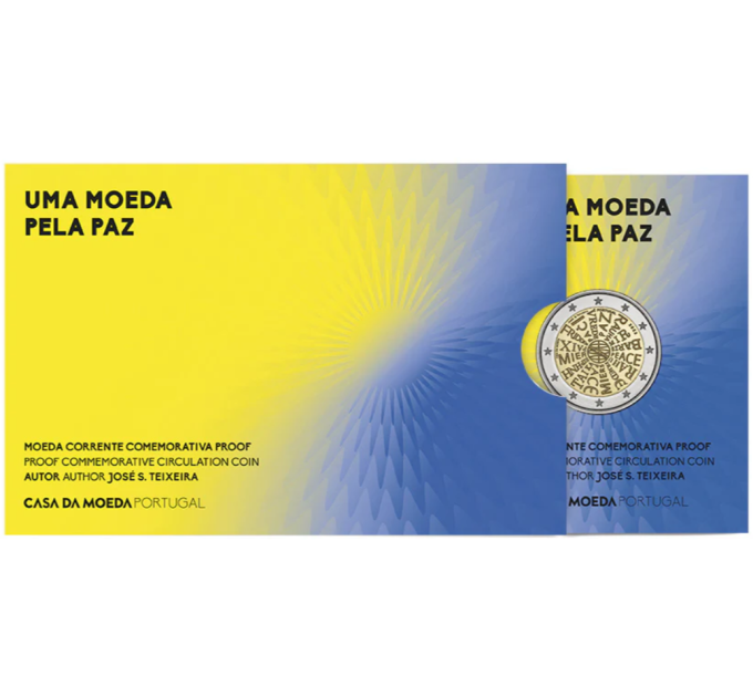 Portugal 2 euros proof 2023 - La paz en nuestras manos por 23.50 € ✅