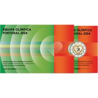 Portugal 2 euros Proof 2024 - Juegos Olímpicos de verano en París - Equipo Olímpico Portugués