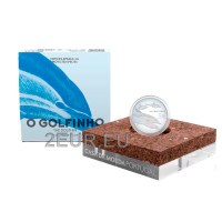 Portugal 5 euros de plata proof 2020 - El delfín
