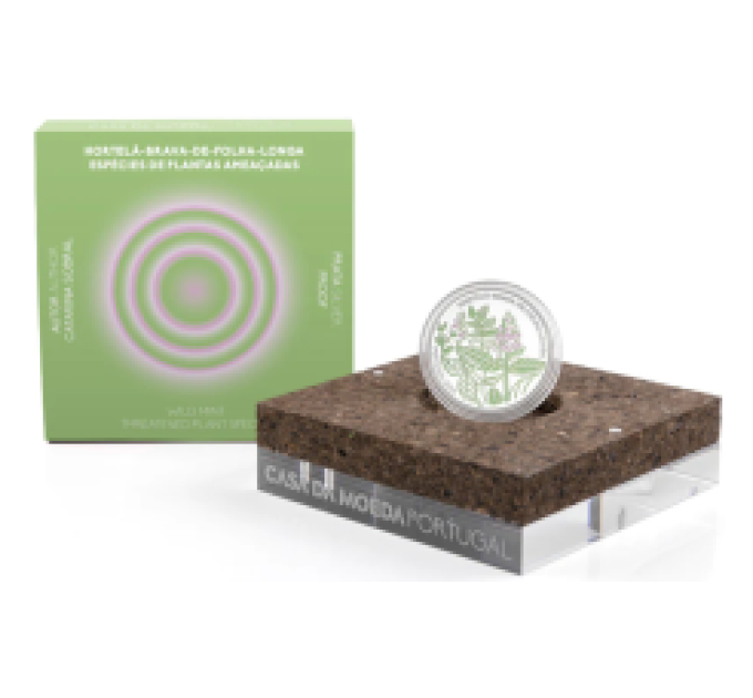 Portugal 5 euros de plata proof 2023 - Menta verde de hoja larga por 75.00 € ✅
