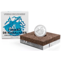 Portugal 7,5 euros de plata proof 2022 - 500 Aniversario de la Primera Circunnavegación de la Tierra por Magallanes - Elcano 1522