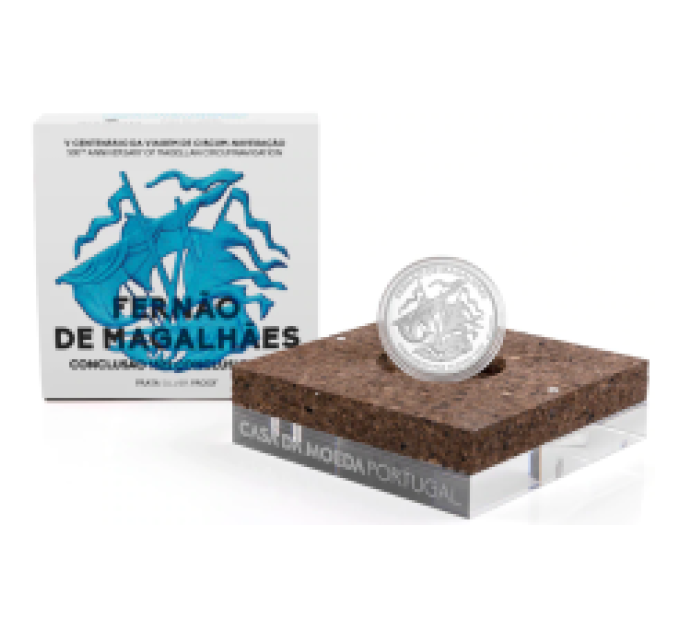Portugal 7,5 euros de plata proof 2022 - 500 Aniversario de la Primera Circunnavegación de la Tierra por Magallanes - Elcano 1522 por 75.00 € ✅