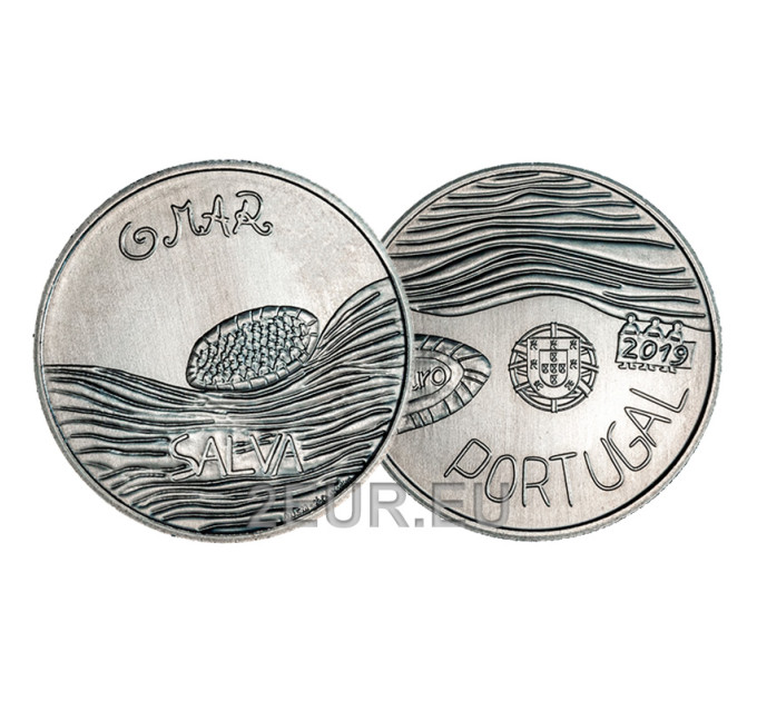 Portugal 5 euro UNC 2019 - The Sea Drawn by a Child for 9.50 € ✅