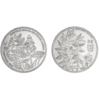 Portugal 5 euros UNC 2023 - Menta verde de hoja larga