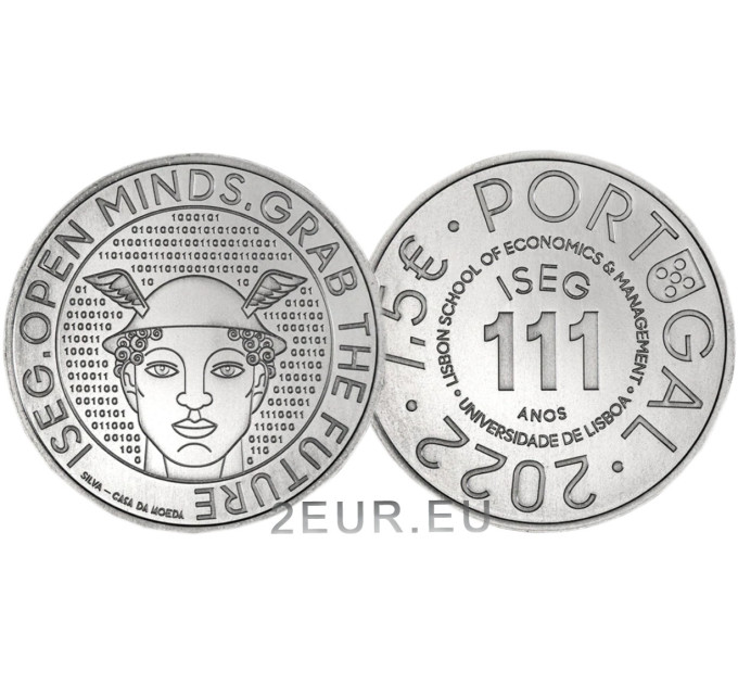 Portugal 7.5 euro UNC 2022 - 111 Years of the Lisbon School of Economics and Management - ISEG for 11.00 € ✅