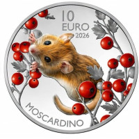 San Marino 10 euro BU 2026 - Musky octopus San Marino 10 euro BU 2026 - Musky octopus