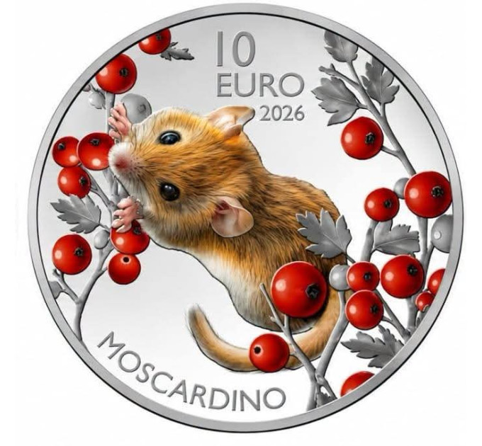 San Marino 10 euro BU 2026 - Musky octopus for 18.00 € ✅