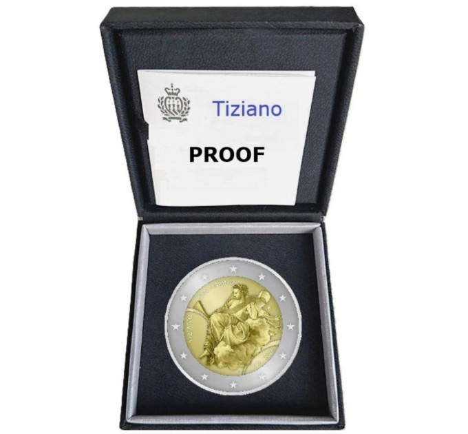 San Marino 2 euros Proof 2026 - 450 años de la muerte de Tiziano por 70.00 € ✅