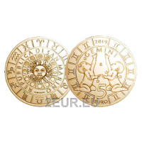 San Marino 5 euro UNC 2019 - "Signos del zodíaco - Géminis"