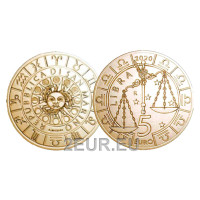 San Marino 5 euro UNC 2020 - "Signos del zodíaco - Libra"