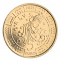 San Marino 5 euro UNC 2021 - "Zodiaco Acuario" por 7.50 € ✅