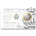 San Marino 1 EURO BU 2012 - 1 EURO + STAMP for 8.50 € ✅
