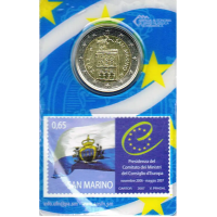 San Marino 2 EURO BU 2012 + Stamp