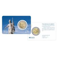 San Marino 2 EURO BU 2026 - 150 aniversario de la Estatua de la Libertad