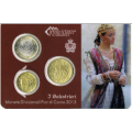 San Marino BU 2013 - 10 Cent + 50 Cent + 1 Euro for 29.50 € ✅