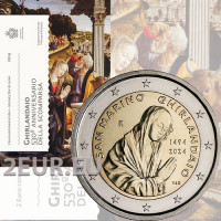 San Marino 2 euro BU 2024 - 530th anniversary of Ghirlandaio's death