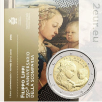 San Marino 2 euros BU 2019 - 550 Aniversario de la Muerte de Filippo Lippi