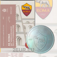 San Marino 10 euros plata BU 2017 - 90 Aniversario de la Fundación de la AS Roma