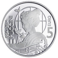 San Marino 5 euros proof 2024 - Giacomo Puccini