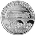 San Marino 10 euro proof 2023 - 15th Anniversary of the inclusion of the San Marino Old Town and Mount Titano in the UNESCO World Heritage List for 80.00 € ✅