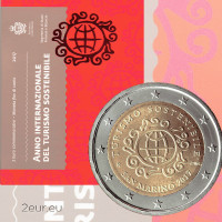 San Marino 2 euros BU 2017 - Año Internacional del Turismo Sostenible