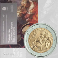 San Marino 2 euros BU 2018 - 500 Aniversario de Jacopo Tintoretto