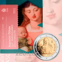 San Marino 2 euros BU 2021 - 550 aniversario del nacimiento de Alberto Durero