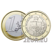 San Marino 1 Euro UNC 2024 San Marino 1 Euro UNC 2024