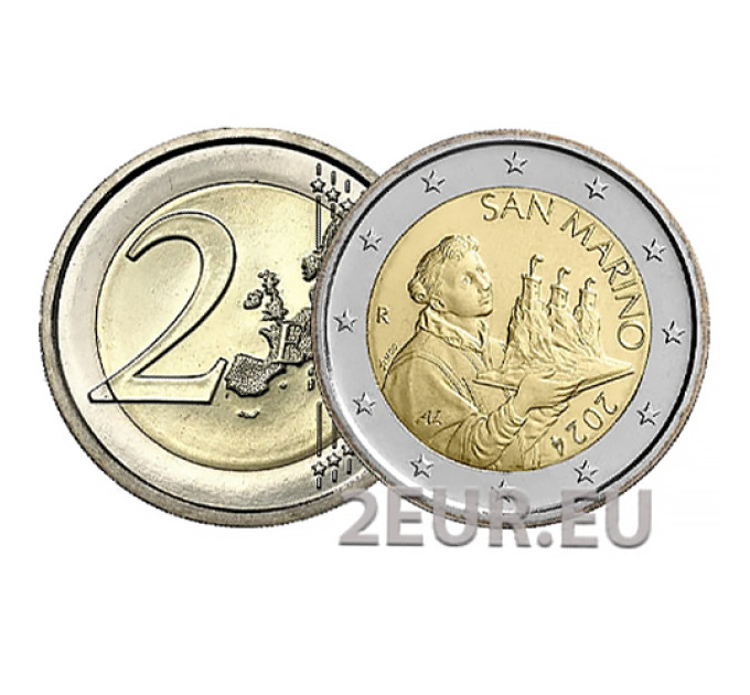San Marino 2 Euro UNC 2024 por 6.00 € ✅