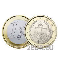 San Marino 1 Euro UNC 2022 San Marino 1 Euro UNC 2022