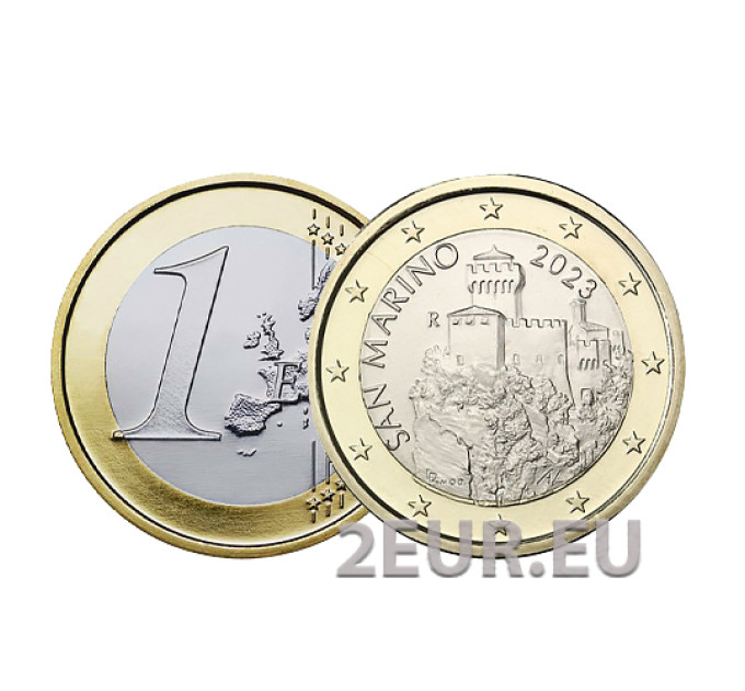 San Marino 1 Euro UNC 2023 for 2.95 € ✅