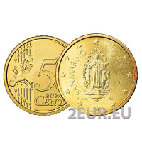 San Marino 50 centavos UNC 2018