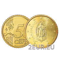 San Marino 50 centavos UNC 2019