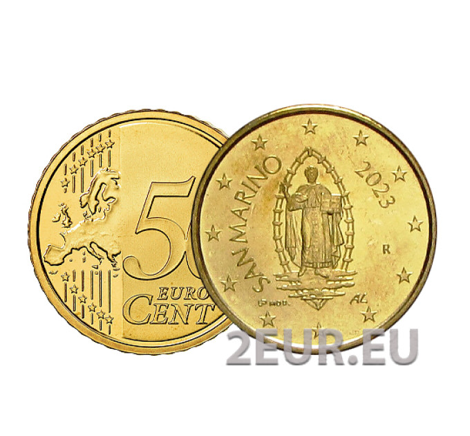 San Marino 50 Cent UNC 2023 for 2.30 € ✅